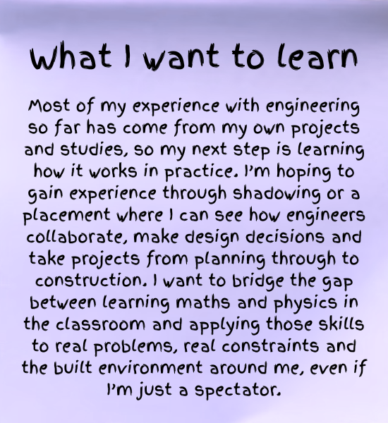 What I want to learn